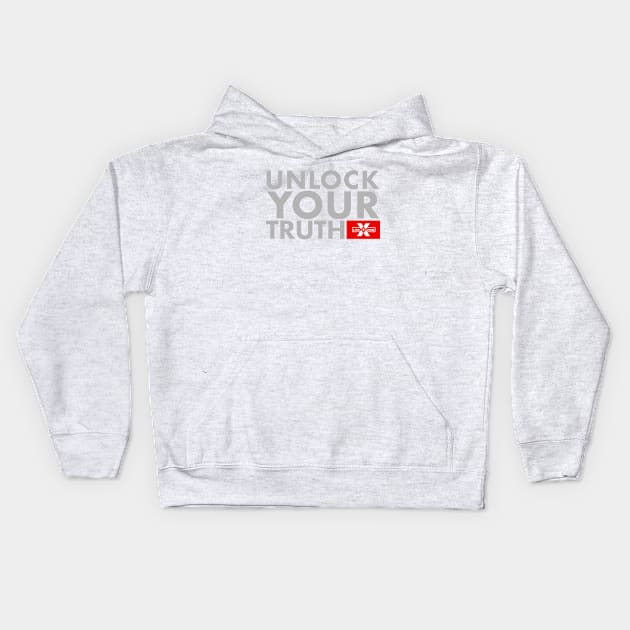 Unlock Your Truth Kids Hoodie by LIVEUNIQ